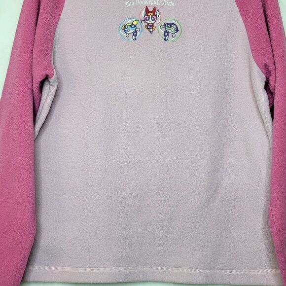 Vintage Y2K 2000 Cartoon Network Powerpuff Girls Fleece Top Size Medium - Picture 3 of 8